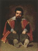 Diego Velazquez Portrait of the Jester Don Sebastian de Morra oil on canvas